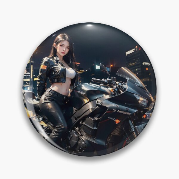 Aperçu de l'œuvre Biker Girl créée et vendue par Becooldesing.