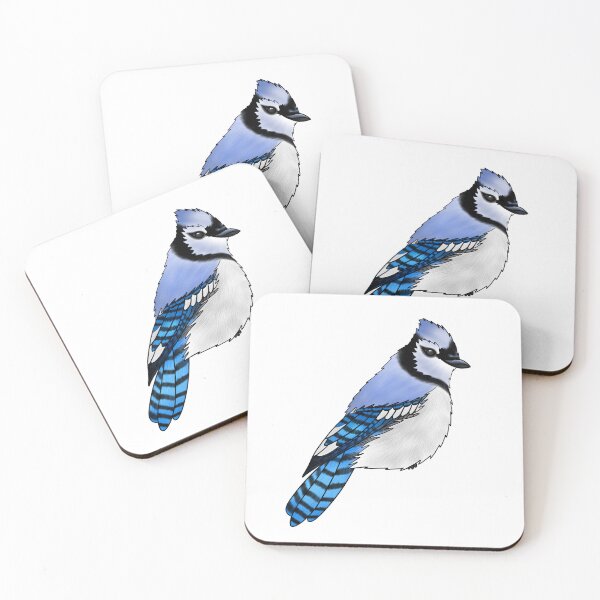 Item preview, Blue Jay designed and sold by honeybeepaper.