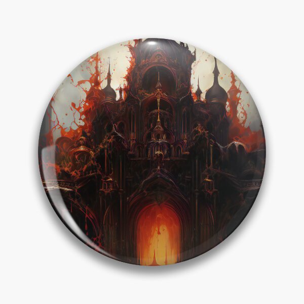 Item preview, Temple of Hell 2 designed and sold by Red Witch Art.