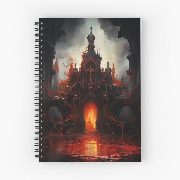 Item preview, Temple of Hell 2 designed and sold by Red Witch Art.