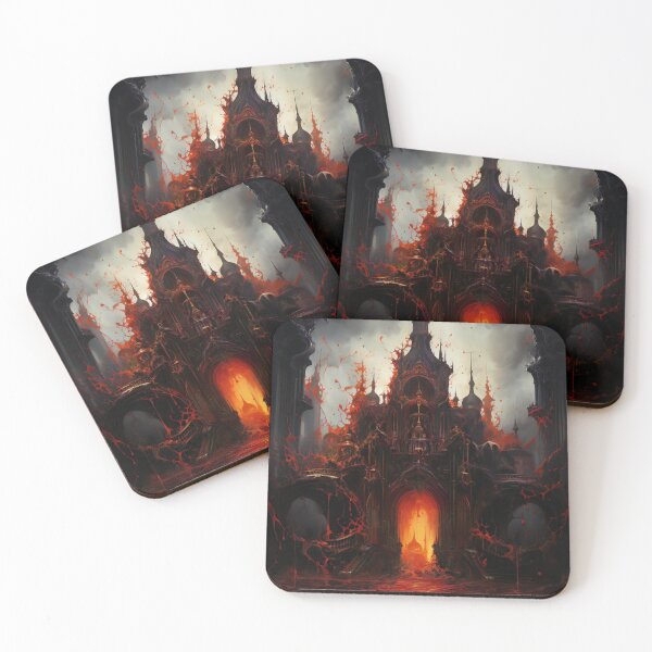 Item preview, Temple of Hell 2 designed and sold by Red Witch Art.