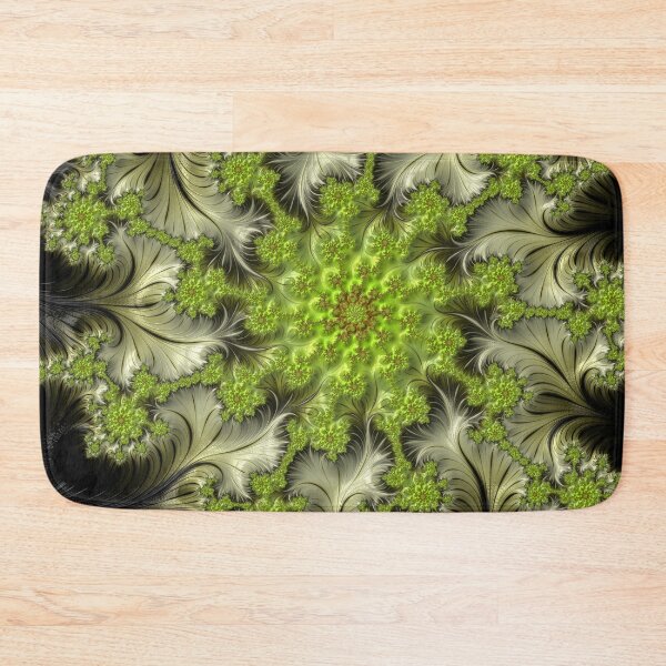 Item preview, Green Black Fractals | Abstract Fractal Art designed and sold by Dr-Pen.