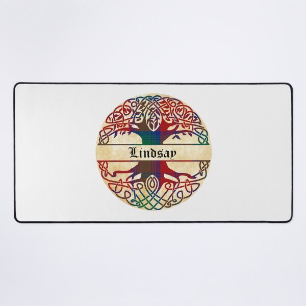 Item preview, Lindsay Tree of Life Clan Scottish Surname tartan designed and sold by BagTown Clans.