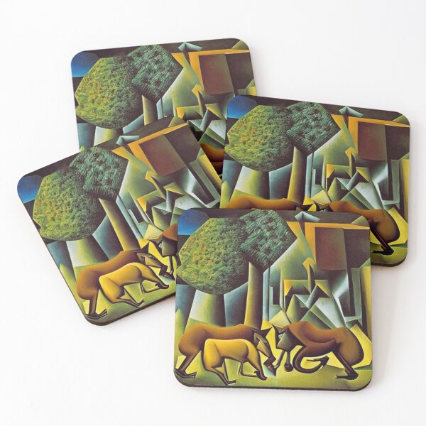 Item preview, Wolves hunting in the forest designed and sold by George Hutton Hunter.