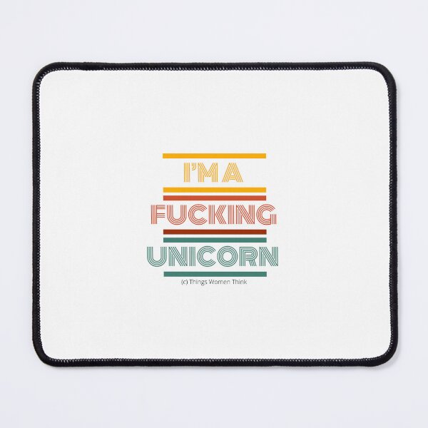 Item preview, TWT - I'm a fucking Unicorn designed and sold by WildAtlanticArt.