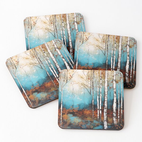 Item preview, Birch Trees designed and sold by Red Witch Art.