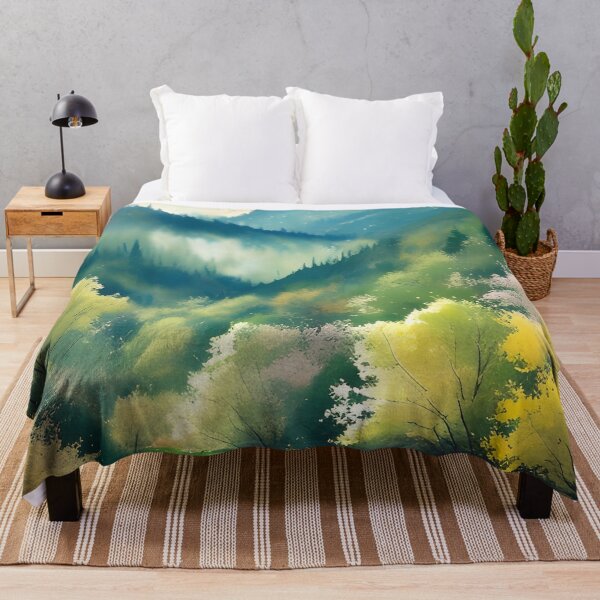 Item preview, Watercolor Mountain Landscape - Impressionism and Chinese painting designed and sold by joejiing.