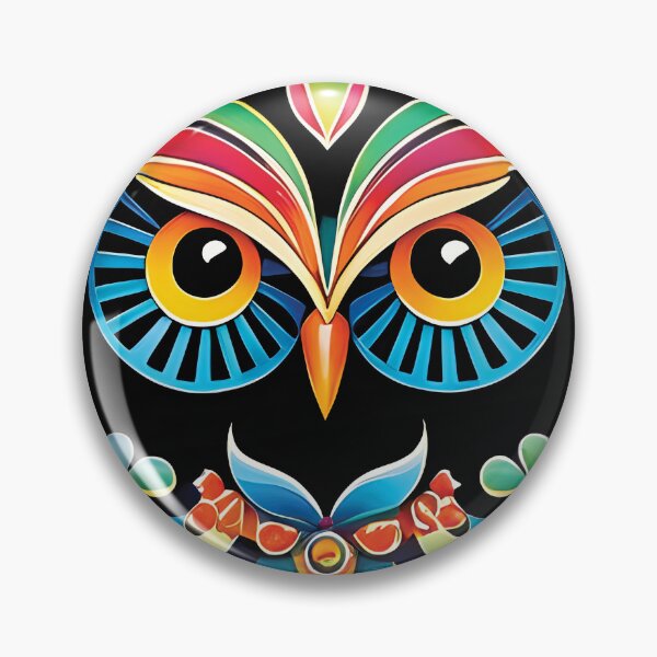 Item preview, A Colourful Owl Illustration designed and sold by Belartee.
