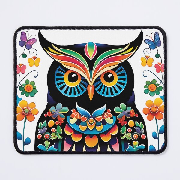 Item preview, A Colourful Owl Illustration designed and sold by Belartee.