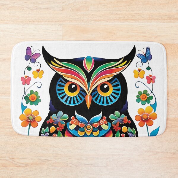 Item preview, A Colourful Owl Illustration designed and sold by Belartee.