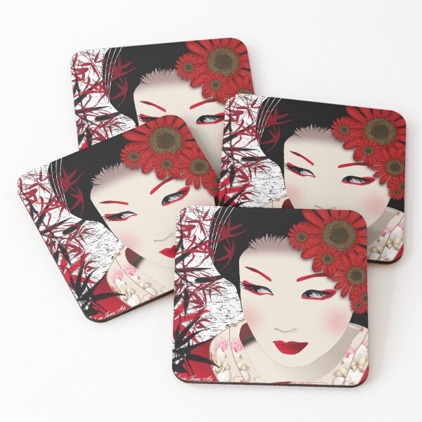 Item preview, Geisha  designed and sold by Sonia Jones Art.