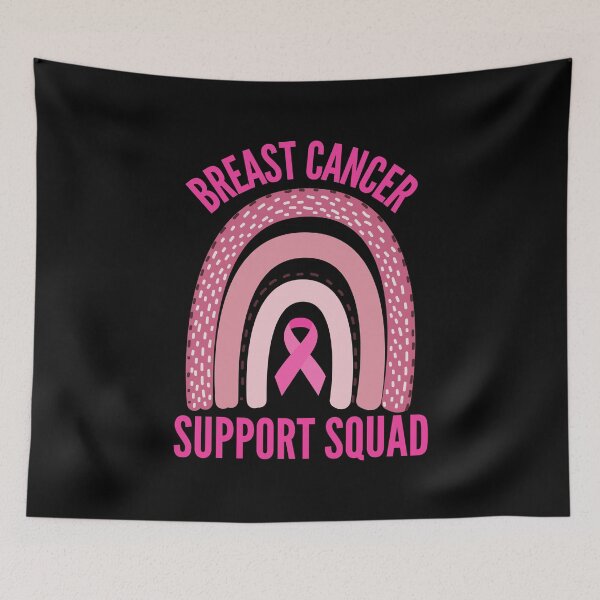 Item preview, Support Squad Breast Cancer Awareness Pink Rainbow designed and sold by 5thseason-shop.