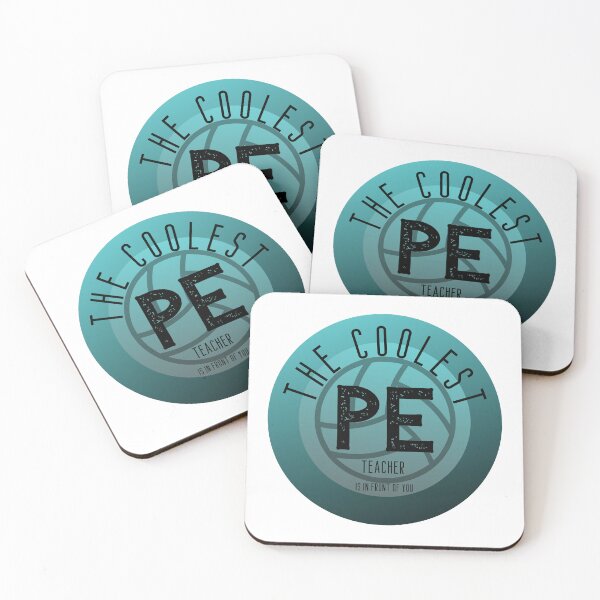 Item preview, The coolest PE teacher, Teacher Day designed and sold by ArtiDann.