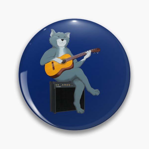 Item preview, SORRY I'M LATE - CAT PLAYING ACOUSTIC GUITAR designed and sold by Danicus666.