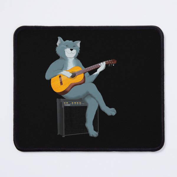 Item preview, SORRY I'M LATE - CAT PLAYING ACOUSTIC GUITAR designed and sold by Danicus666.