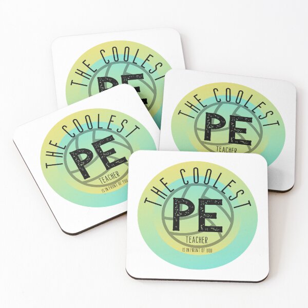 Item preview, The coolest PE teacher, Teacher Day designed and sold by ArtiDann.