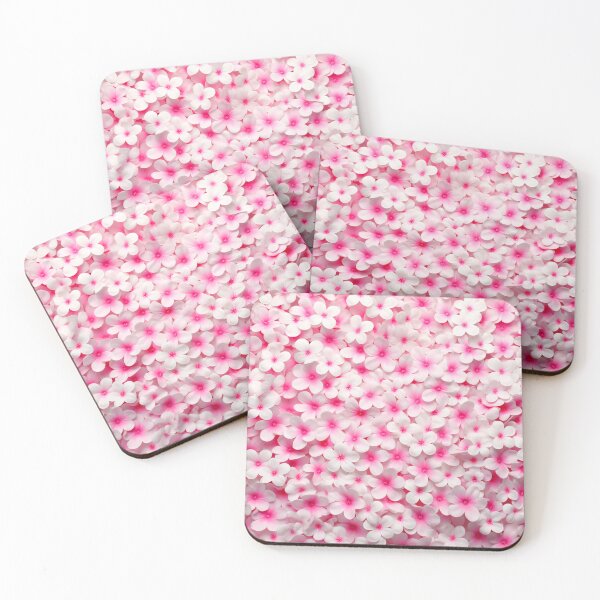 Item preview, Pink flowers, 3d pattern designed and sold by silent-violin.
