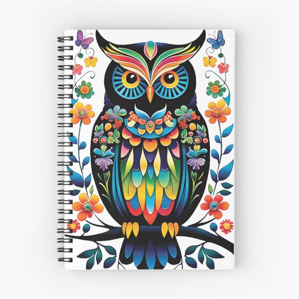 Item preview, A Colourful Owl Illustration designed and sold by Belartee.