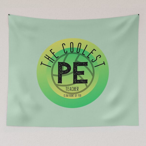 Item preview, The coolest PE teacher, Teacher Day designed and sold by ArtiDann.