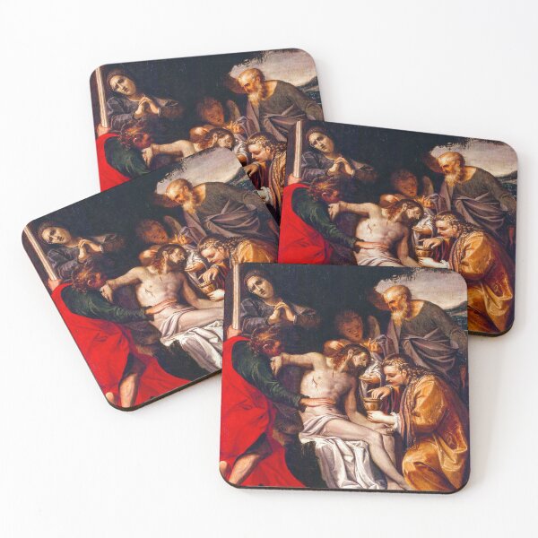Item preview, Agostino Carracci - The Lamentation of Christ - Virgin Mary & Jesus Renaissance Art designed and sold by TheSoulOfArt.