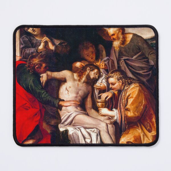 Item preview, Agostino Carracci - The Lamentation of Christ - Virgin Mary & Jesus Renaissance Art designed and sold by TheSoulOfArt.