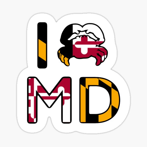 Item preview, Maryland designed and sold by SuccStickers.