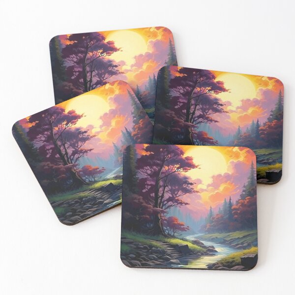 Item preview, Colorful Autumn Scene designed and sold by Red Witch Art.