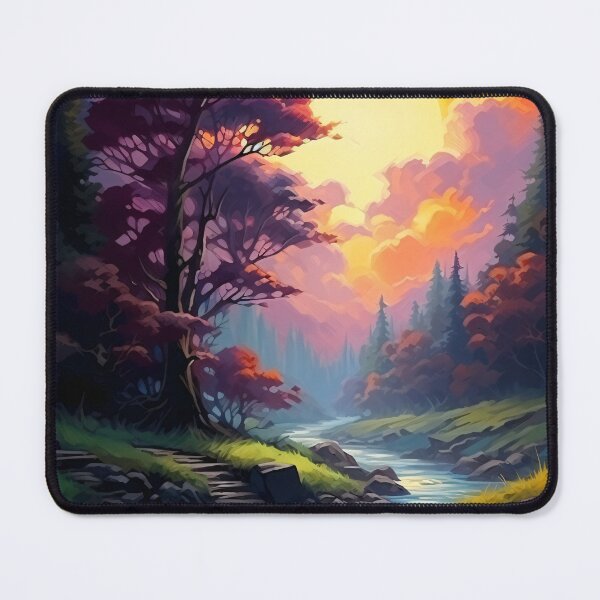 Item preview, Colorful Autumn Scene designed and sold by Red Witch Art.