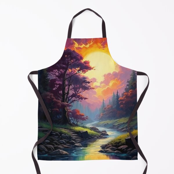 Item preview, Colorful Autumn Scene designed and sold by Red Witch Art.