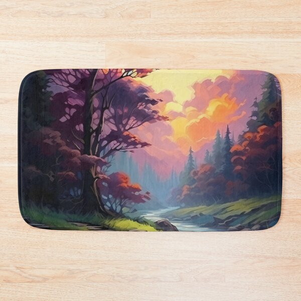 Item preview, Colorful Autumn Scene designed and sold by Red Witch Art.