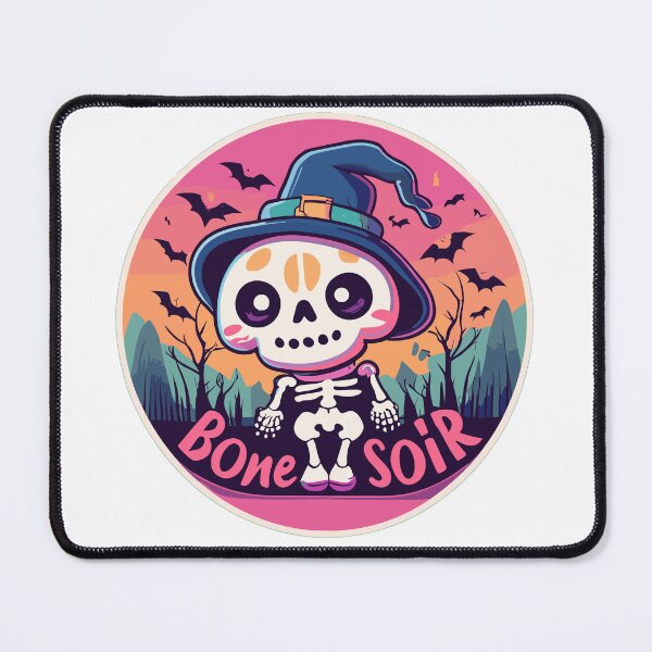 Item preview, Bone Soir Cute Little Halloween Kawaii Skeleton designed and sold by SamJanner.