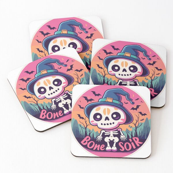 Item preview, Bone Soir Cute Little Halloween Kawaii Skeleton  designed and sold by SamJanner.