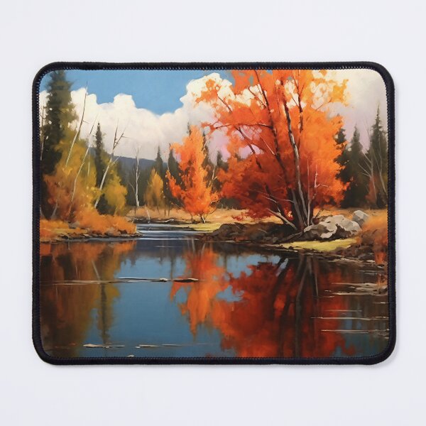 Item preview, Colorful Autumn Scene 1 designed and sold by Red Witch Art.