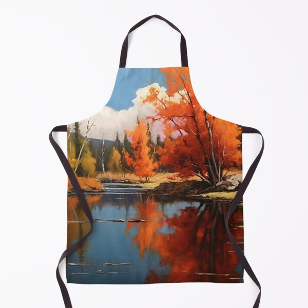Item preview, Colorful Autumn Scene 1 designed and sold by Red Witch Art.