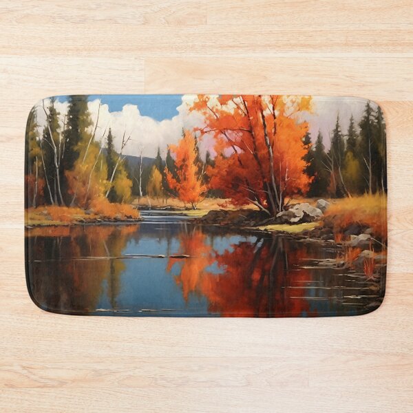 Item preview, Colorful Autumn Scene 1 designed and sold by Red Witch Art.