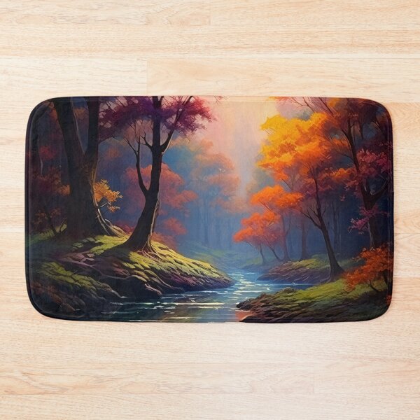 Item preview, Colorful Autumn Scene 2 designed and sold by Red Witch Art.
