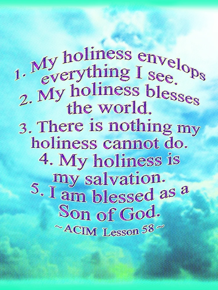 Thumbnail 3 of 3, Scarf, ACIM LESSON 58 designed and sold by ACIM-LOVE.
