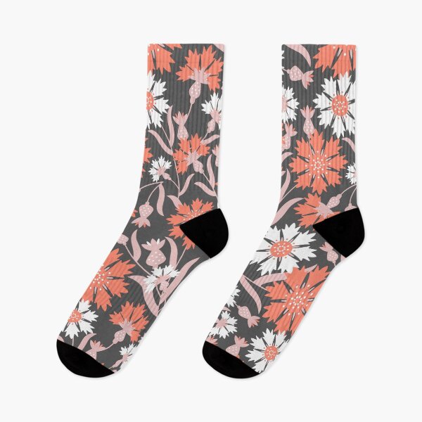 Item preview, Cornflower Orange and White designed and sold by Insvy Design Studio.