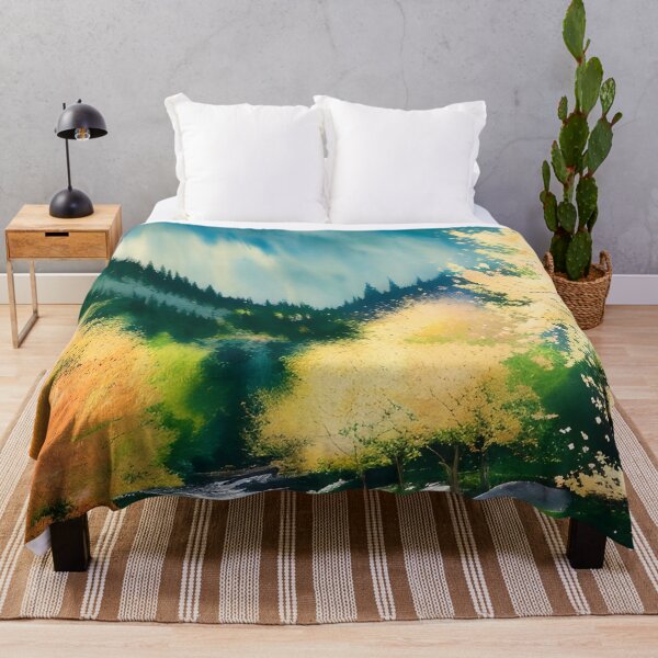 Item preview, Watercolor Mountain Landscape - Impressionism and Chinese painting designed and sold by joejiing.