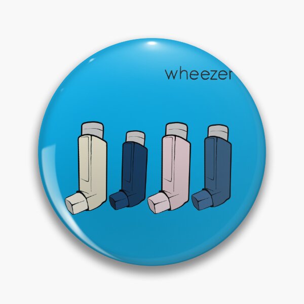Item preview, Wheezer Blue Album (Weezer but they're Asthma Puffers) designed and sold by superraddd.