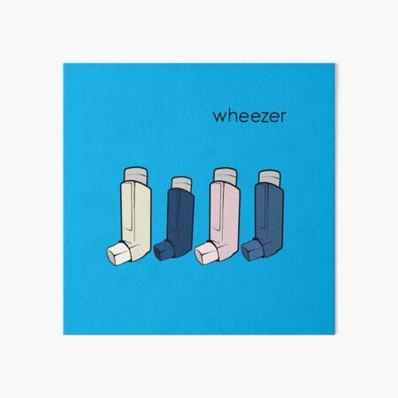 Artikel-Vorschau von Wheezer Blue Album (Weezer, aber sie sind Asthmapuffer), designt und verkauft von superraddd.