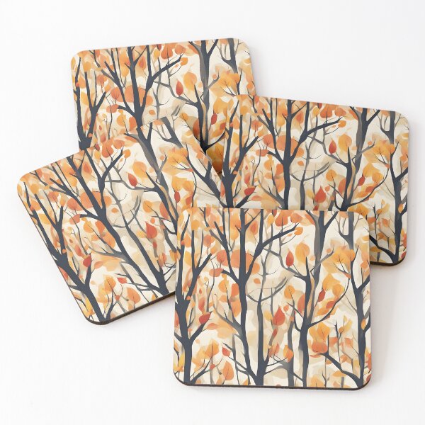 Item preview, Stylish Abstract Autumn Trees Design designed and sold by RandomJunction.