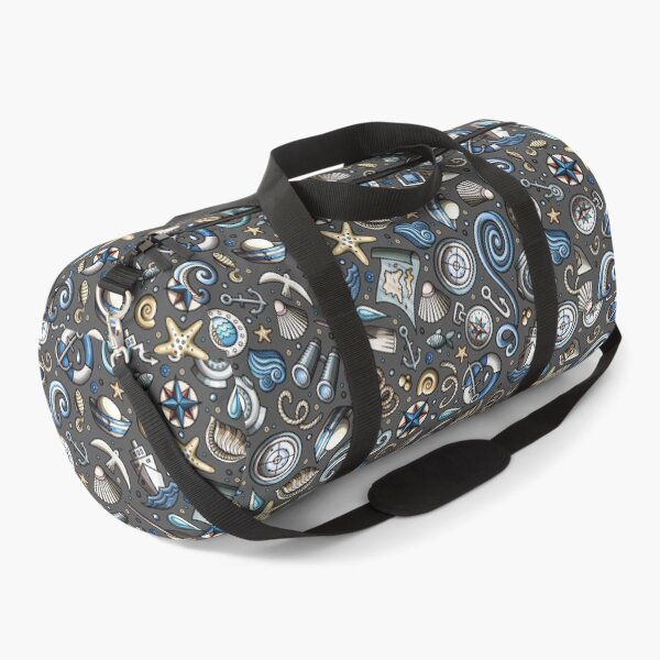 Item preview, Dark grey nautical pattern  designed and sold by Artfulimp.