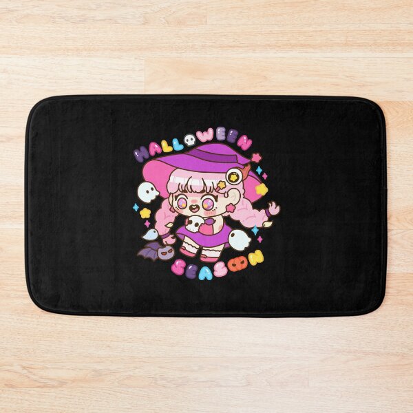 Item preview, Cute Purple Halloween Chibi Witch Character designed and sold by satchisatchi.