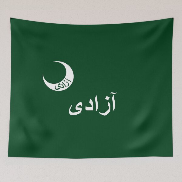 Aperçu de l'œuvre 2e drapeau Moultrie pakistanais ourdou vert (سبز مولٹری پرچم) créée et vendue par JonathanR1994.