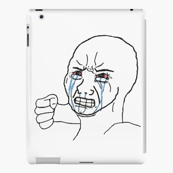 Doomer Wojak | Funny Meme | iPad Case & Skin