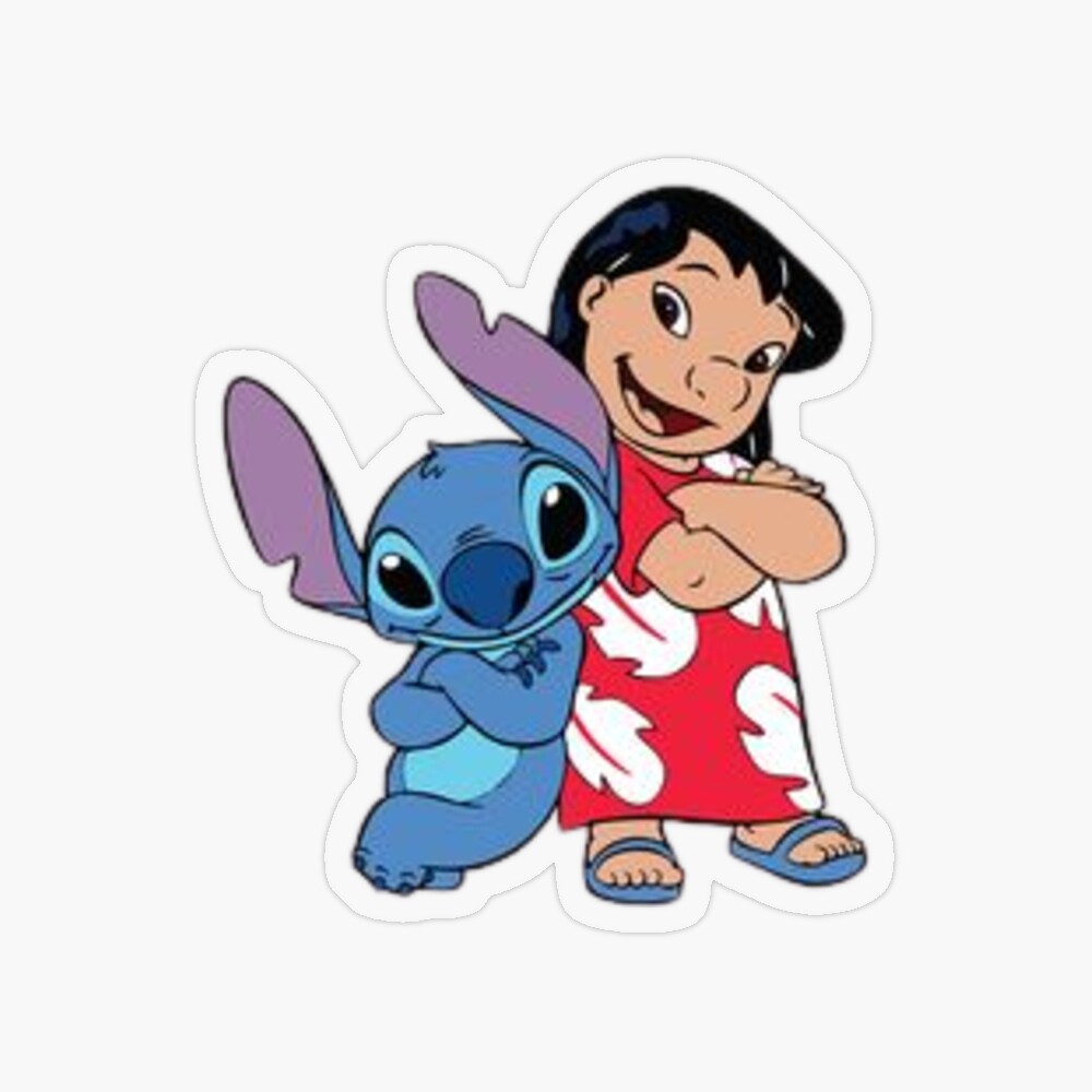 Lilo and Stitch Hula Sticker Sticker for Sale by abigaudet