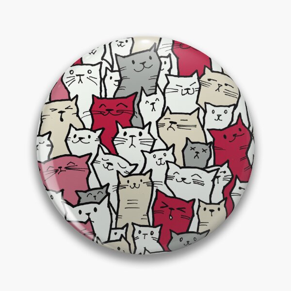 Item preview, Copy of A Sea of Cats (red accents) designed and sold by Atelier Eyeling.
