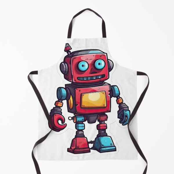 Item preview, Red robot designed and sold by abmkf.