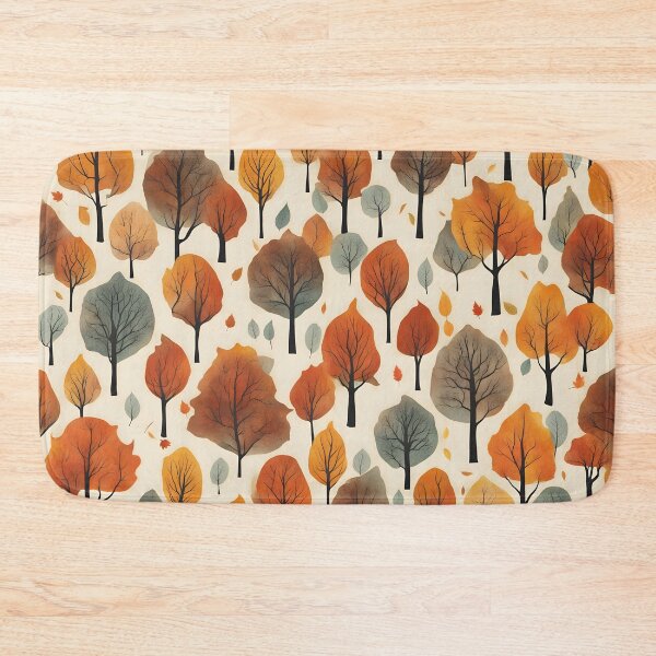 Item preview, Abstract Autumn Trees Pattern designed and sold by RandomJunction.